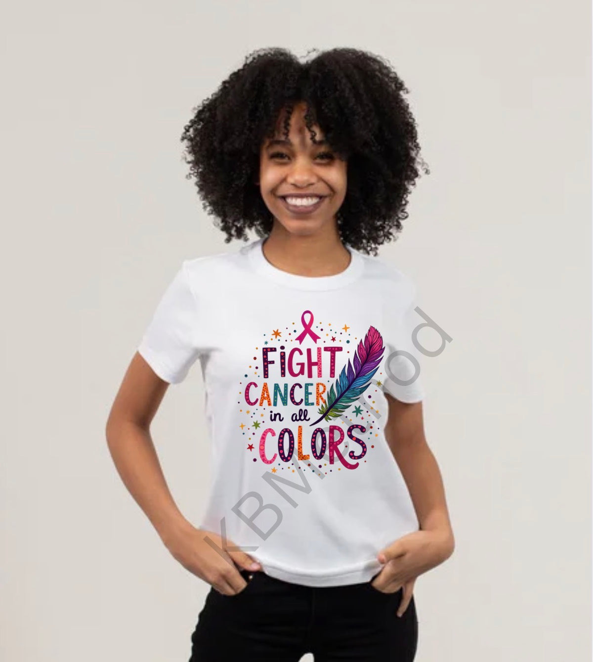 Fight Cancer in All Colors Awareness T-Shirt